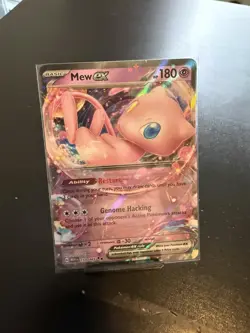 Pokemon TCG Mew EX 151/165 Scarlet & Violet Holo Double Rare Card NM Condition - Image 1