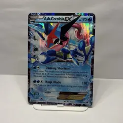 Pokemon Ash-Greninja EX XY133 XY Promo Holo Basic Trading Card Game Card - Image 1