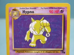 Hypno 23/62 Rare Fossil Set Wizards Pokemon Card - Lightly Played - Image 2