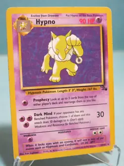 Hypno 23/62 Rare Fossil Set Wizards Pokemon Card - Lightly Played - Image 4