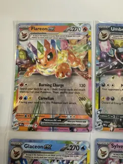 Pokemon Prismatic Evolutions EX Card Lot - Image 3