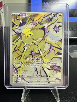 Pokemon Joltik TCG Full Art Holo Card 150/142 Sv07: Stellar Crown - Image 1