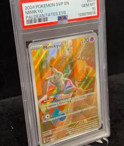 PSA 10 Mimikyu 075 SVP Promo Safeguard Scarlet Violet Pokemon Card ENG - Image 4