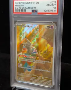 PSA 10 Mimikyu 075 SVP Promo Safeguard Scarlet Violet Pokemon Card ENG - Image 5