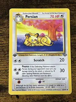 Pokemon Card - Persian Jungle 42/64 NM Uncommon 1st Edition - Image 1