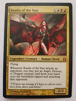 1x Kaalia of the Vast Commander 2011 MTG Magic the Gathering LP - Image 1