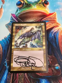 MTG Gaea's Skyfolk - Apocalypse- Signed By Artist MP - Image 1