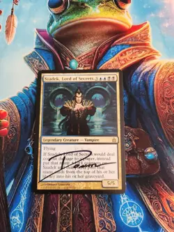 MTG Szadek, Lord Of Secrets - Guilds Of Ravnica - Signed By Artist MP - Image 1