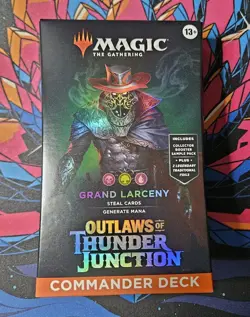 Outlaws of Thunder Junction Commander Deck - Grand Larceny Factory Sealed New - Image 1