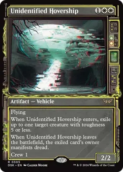 Unidentified Hovership (Showcase) 0305 MTG Duskmourn: House of Horror Rare NP - Image 1