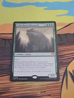 Craterhoof Behemoth Commander Masters Regular - Image 1