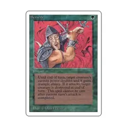 WOTC MtG Unlimited Berserk (U) EX - Image 1