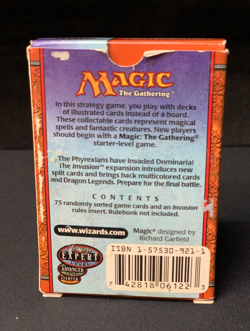 Magic The Gathering Invasion Theme Deck 2000 Tournament Pack MTG - Image 2