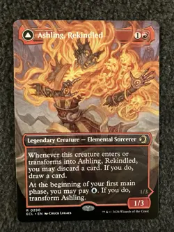 Magic The Gathering MTG - Ashling, Rekindled (Borderless) - Lorwyn Eclipsed - Image 1