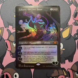 Liliana, the Last Hope (Borderless) Double Masters 2022 Foil - Image 2