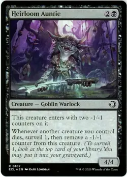 Heirloom Auntie (Foil) - 0107 - Lorwyn Eclipsed ECL - MTG - NM/M - Image 1