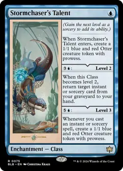 MTG Stormchaser's Talent, NM-Mint, English Bloomburrow - Image 1