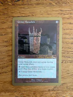 Magic Grim Monolith 1999 World Championships (Kai Budde) - Unplayed, Near Mint - Image 1