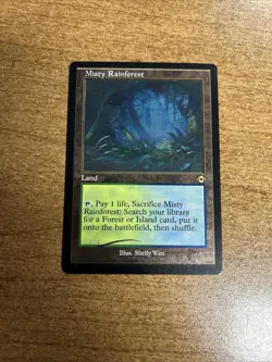 Misty Rainforest (Retro Frame) (Foil Etched) Modern Horizons 2 NM-M Unplayed - Image 1