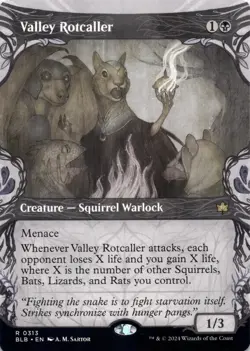 Valley Rotcaller (Showcase) Bloomburrow - Magic MTG NM - Image 1