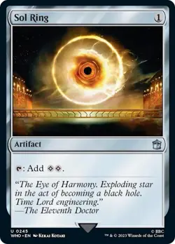 MTG Sol Ring [Doctor Who] Near Mint Magic - Image 1