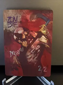 Nils Hamm Magic The Gathering Full Art Foil Zombie Decayed 2/2 Token Kickstarter - Image 1