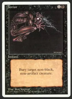 ***Terror*** MTG Alternate 4th Edition Magic Kid Icarus - Image 1