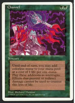 ***Channel*** MTG Alternate 4th Edition Magic Kid Icarus - Image 1