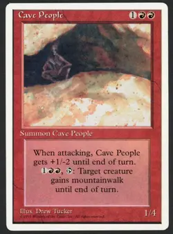 ***Cave People*** MTG Alternate 4th Edition Magic Kid Icarus - Image 1