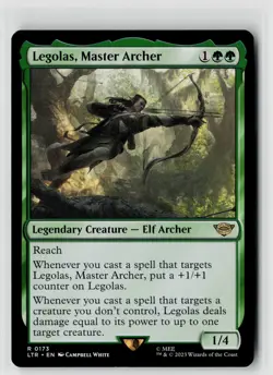 MTG Legolas, Master Archer 173 Lord Of The Rings LOTR x1 NM Rare - Image 1