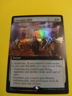 Akroma's Will (Extended Art) Commander Legends Foil - Image 1