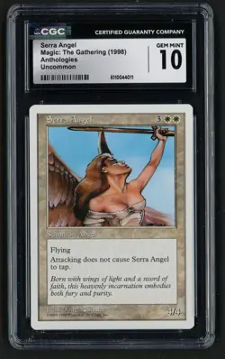 ***CGC 10 Serra Angel*** MTG Anthologies Magic Kid Icarus - Image 1
