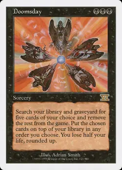 Doomsday - Classic Sixth Edition 6th - LP - MTG Magic The Gathering - Image 1