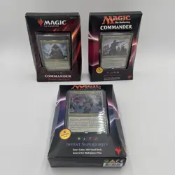 MTG 3x Commander Decks Sealed English Mystic Intellect WhCHA FREE SHIPPING - Image 1