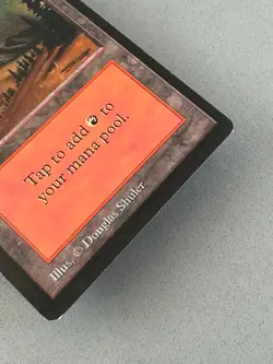 Mountain MTG Beta 299 (C)-Lightly Played Excellent-Vintage Magic: the Gathering - Image 4