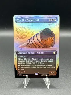 The Fire Nation Drill #321 Avatar: The Last Airbender Borderless Foil Rare - Image 1