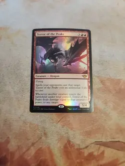 Terror Of The Peaks Foil Outlaws Of Thunder Junction MTG NM - Image 1