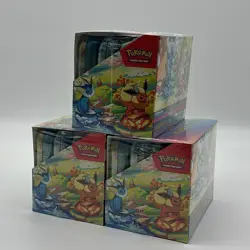 Lot of (3) Pokemon TCG Prismatic Evolutions Mini Tin Display Boxes Sealed - Image 2