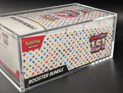 Pokemon 151 SV3.5 Booster Bundle Display Factory Sealed Case W/Acrylic Case - Image 4