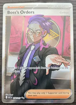 Boss’s Orders 256/217 Ultra Rare Full Art Pokemon TCG Ascended Heroes NM - Image 1