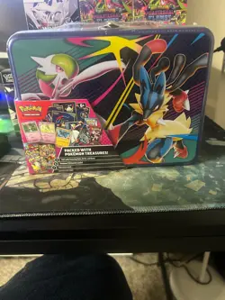 2025 POKEMON TCG COLLECTOR TREASURE CHEST LUNCH BOX TIN NEW/SEALED - Image 1