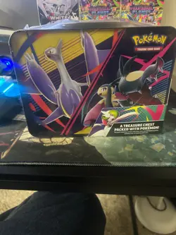 2025 POKEMON TCG COLLECTOR TREASURE CHEST LUNCH BOX TIN NEW/SEALED - Image 2