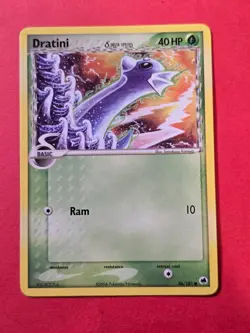 2006 Pokemon EX Dragon Frontiers #46 Dratini DS, C, NF/H, cd4 - Image 1