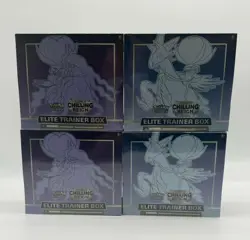 "Lot of (4) Pokemon TCG Chilling Reign Elite Trainer Boxes SEALED " - Image 1