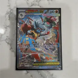 Pokemon Mega Lucario EX Full Art Holo 179/132 Me01 Special Illustration Rare - Image 1