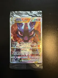 Pokemon TCG Lucario VSTAR SWSH291 Crown Zenith Promo Factory Sealed, Near Mint - Image 1