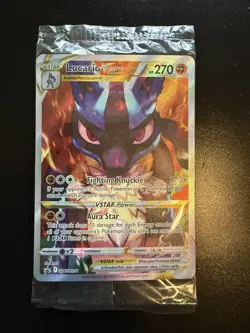 Pokemon TCG Lucario VSTAR SWSH291 Crown Zenith Promo Factory Sealed, Near Mint - Image 3