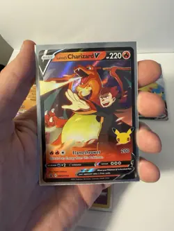 Pokemon Celebrations 25th Anniversary Lot (6) Charizard, Mew, Pikachu, Donphan - Image 2