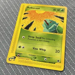 Pokemon Bulbasaur 95/165 WotC Expedition Regular Common LP - Image 2