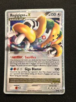 Regigigas LV. X - DP30 - Black Star Promo - Pokemon TCG - HP/DMG - Image 1